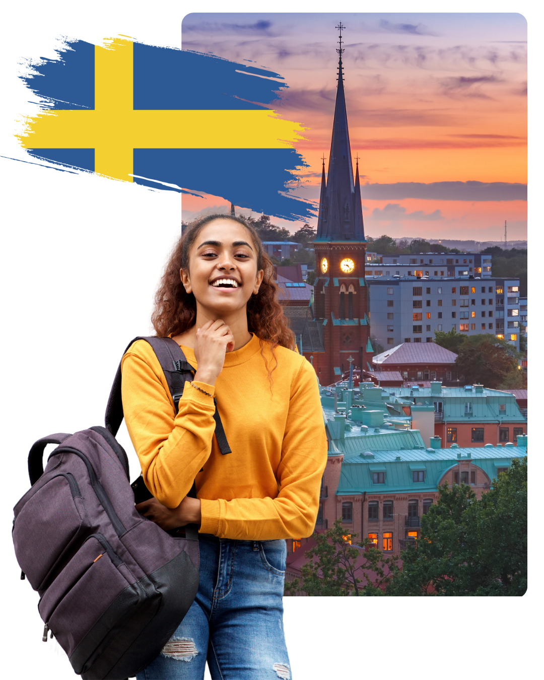 A student looking forward to study in Sweden