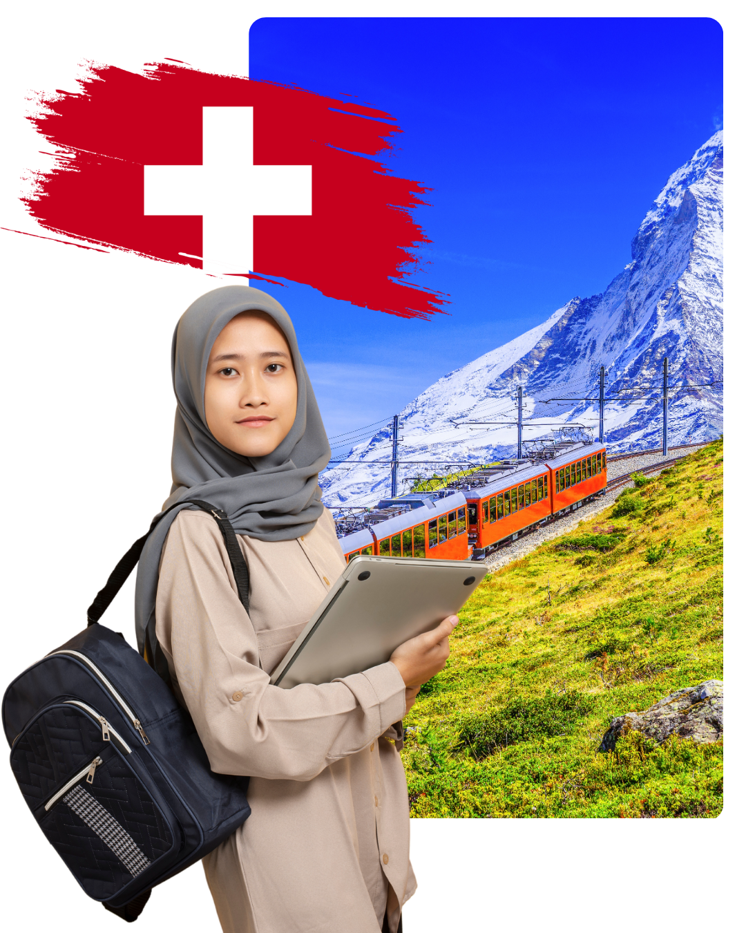 A student looking forward to study in Switzerland