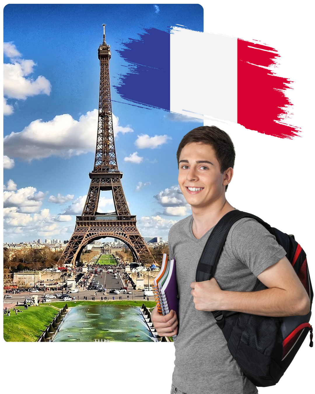 A student looking forward to study in France